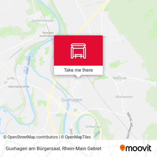 Карта Guxhagen am Bürgersaal