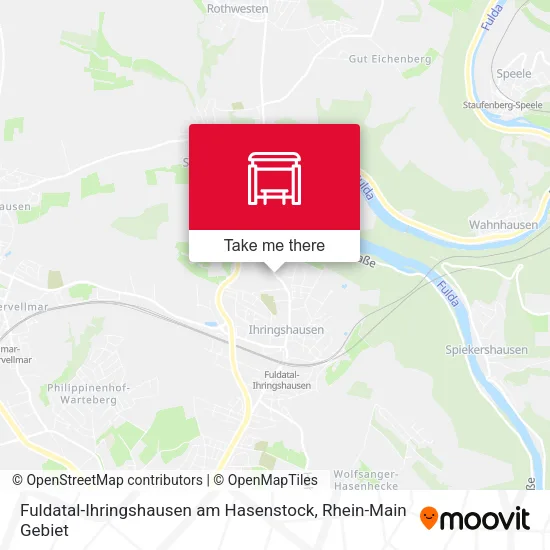 Карта Fuldatal-Ihringshausen am Hasenstock