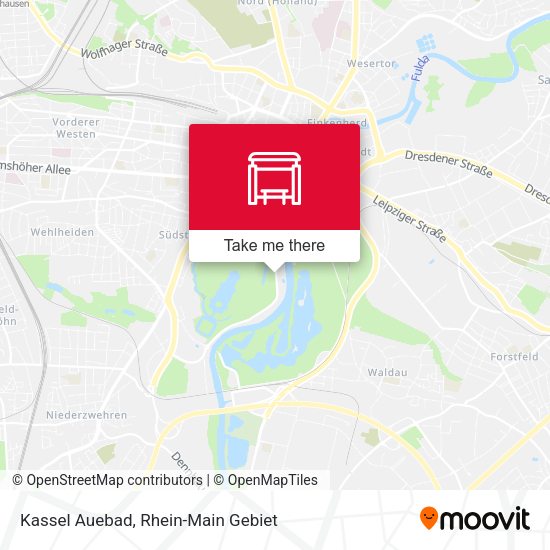 Карта Kassel Auebad