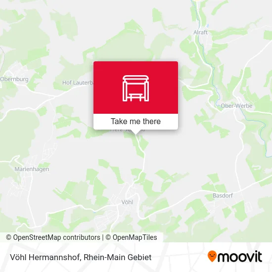 Vöhl Hermannshof map