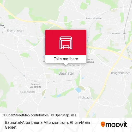 Карта Baunatal-Altenbauna Altenzentrum