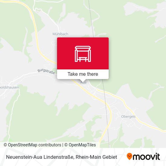 Карта Neuenstein-Aua Lindenstraße