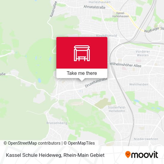 Карта Kassel Schule Heideweg