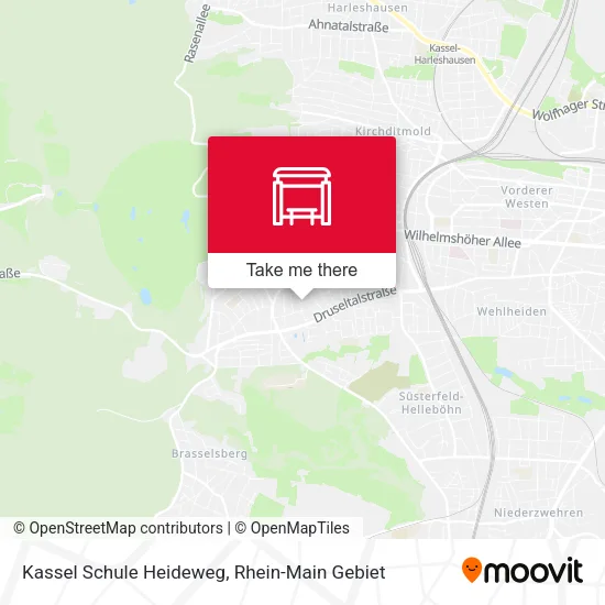 Карта Kassel Schule Heideweg