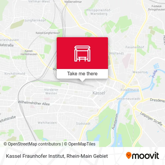 Kassel Fraunhofer Institut map