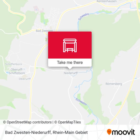 Карта Bad Zwesten-Niederurff