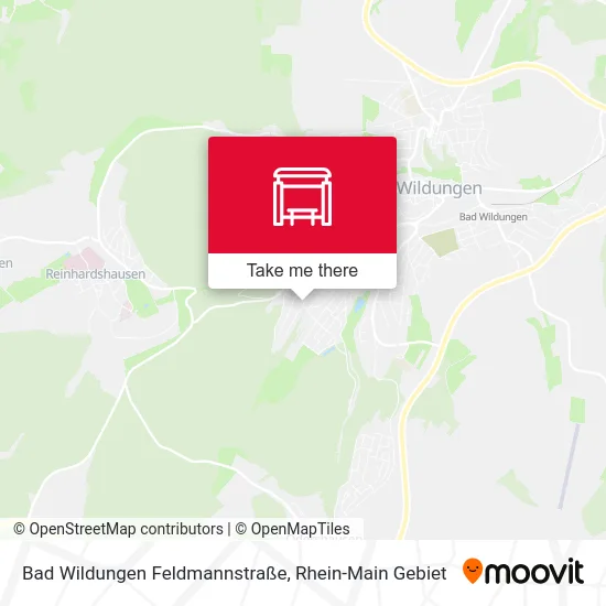 Карта Bad Wildungen Feldmannstraße
