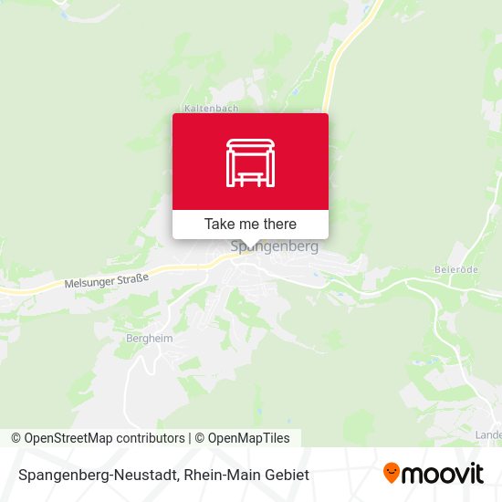 Карта Spangenberg-Neustadt