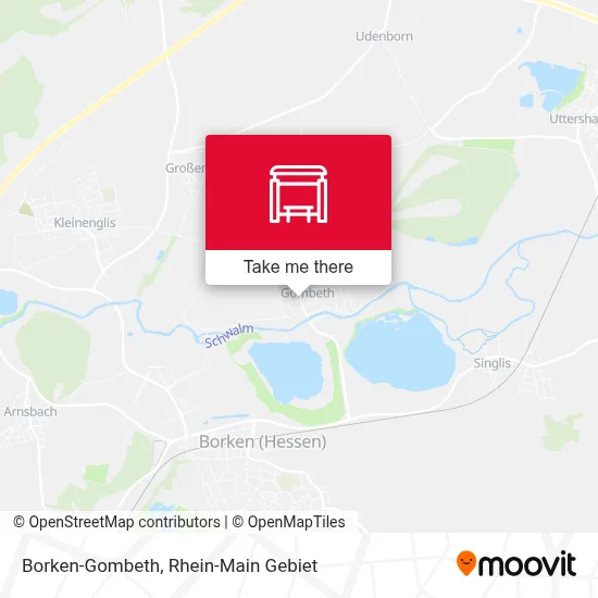 Borken-Gombeth map