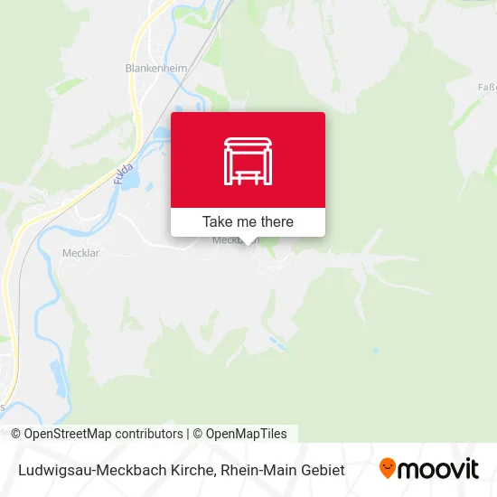 Карта Ludwigsau-Meckbach Kirche