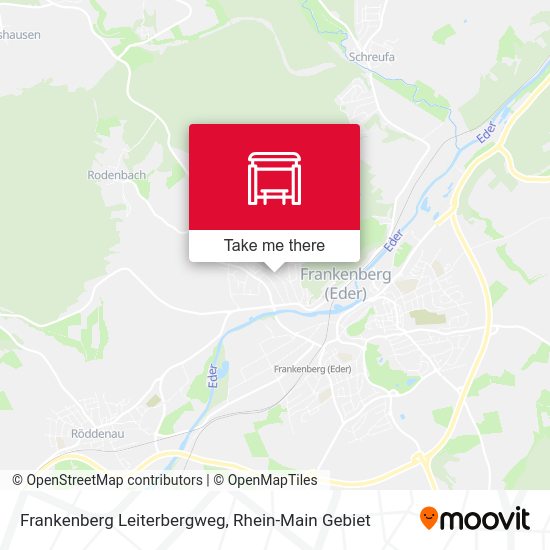 Карта Frankenberg Leiterbergweg