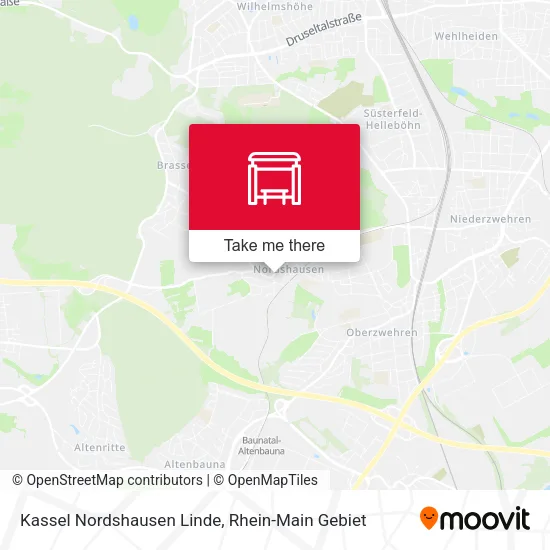 Карта Kassel Nordshausen Linde