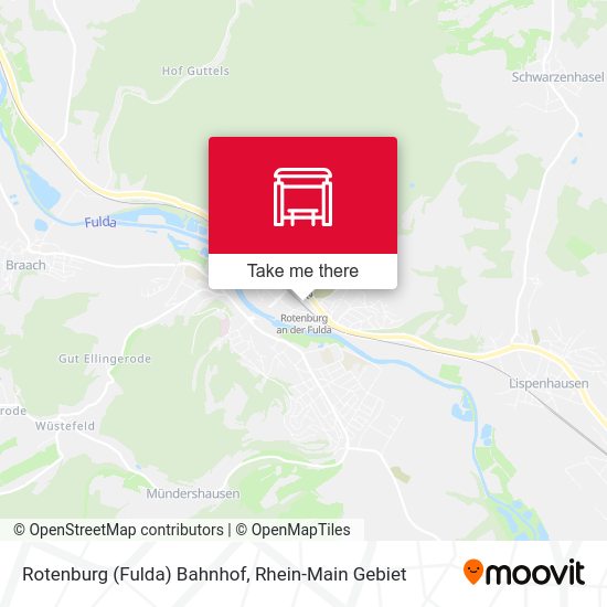 Карта Rotenburg (Fulda) Bahnhof