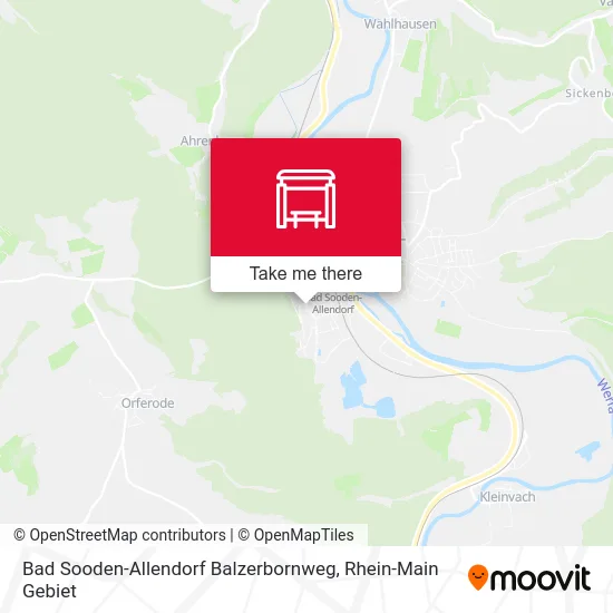 Карта Bad Sooden-Allendorf Balzerbornweg