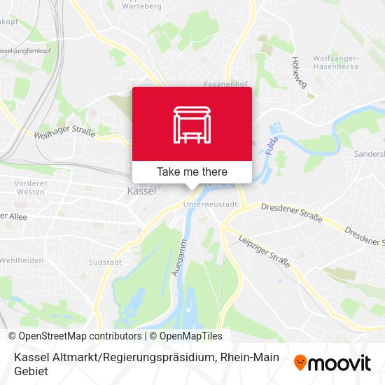 Карта Kassel Altmarkt / Regierungspräsidium