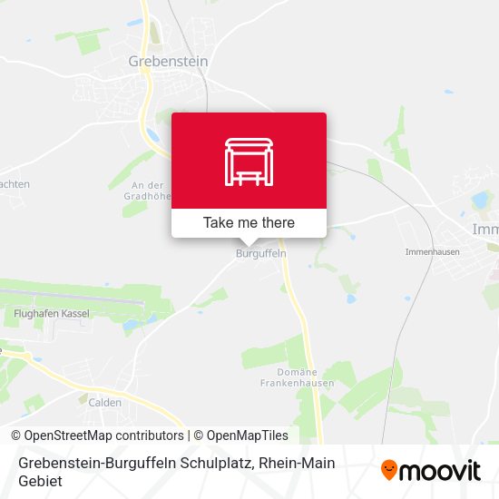 Карта Grebenstein-Burguffeln Schulplatz