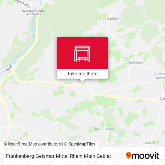 Карта Frankenberg-Geismar Mitte
