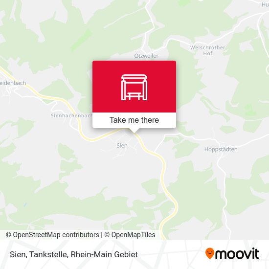 Карта Sien, Tankstelle