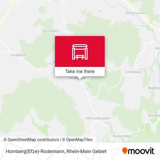 Карта Homberg(Efze)-Rodemann