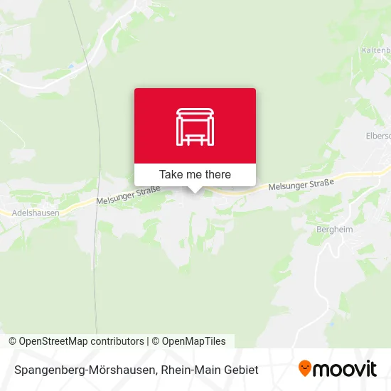 Карта Spangenberg-Mörshausen