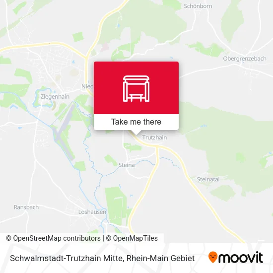 Карта Schwalmstadt-Trutzhain Mitte