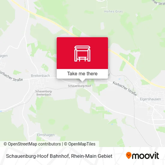 Карта Schauenburg-Hoof Bahnhof