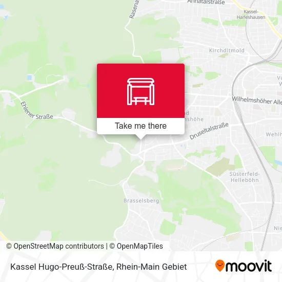 Карта Kassel Hugo-Preuß-Straße