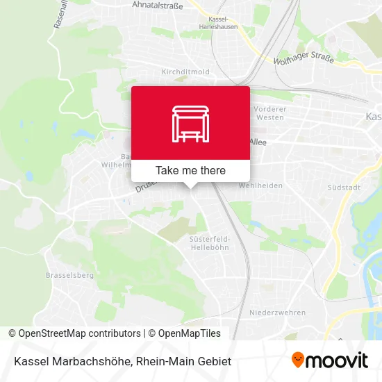 Карта Kassel Marbachshöhe