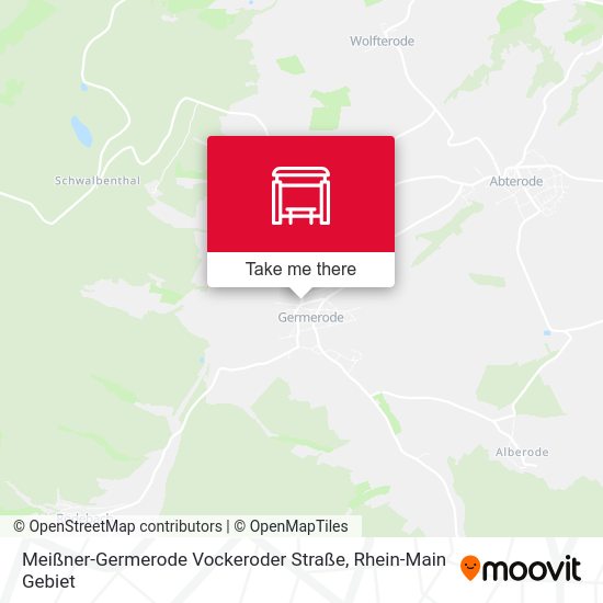 Карта Meißner-Germerode Vockeroder Straße