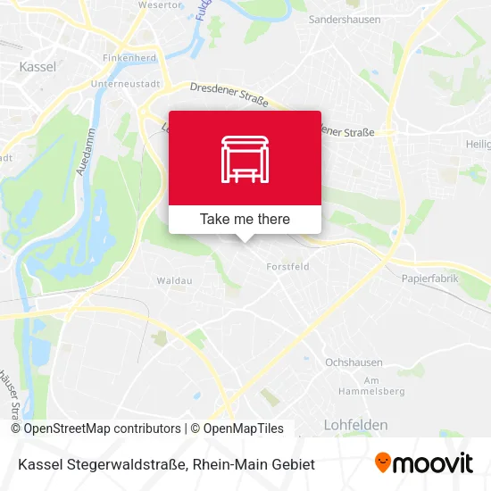 Карта Kassel Stegerwaldstraße