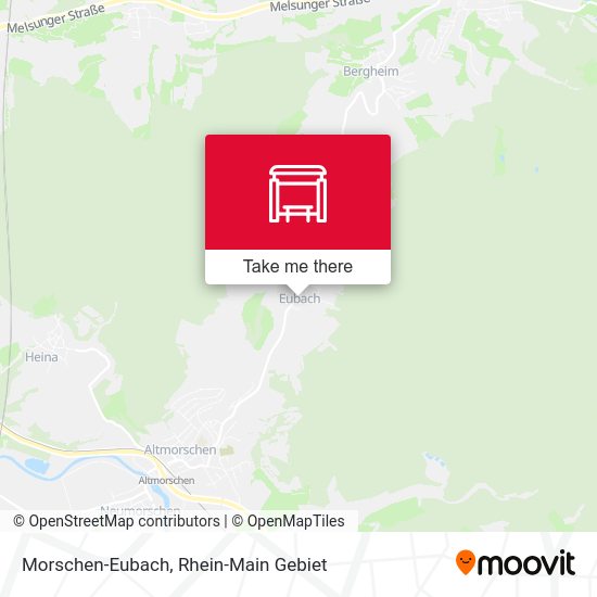 Карта Morschen-Eubach