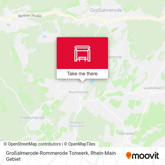 Карта Großalmerode-Rommerode Tonwerk