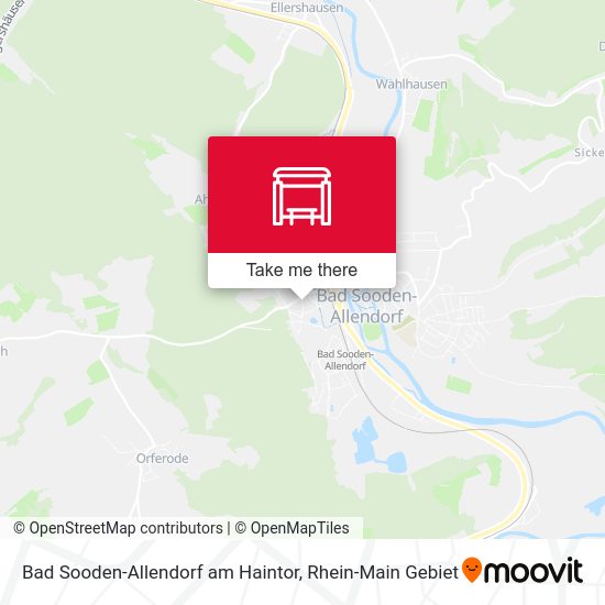 Карта Bad Sooden-Allendorf am Haintor