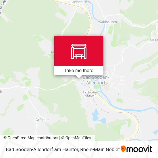Карта Bad Sooden-Allendorf am Haintor
