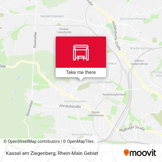 Карта Kassel am Ziegenberg
