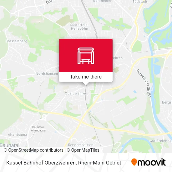 Карта Kassel Bahnhof Oberzwehren