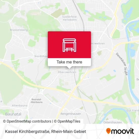 Карта Kassel Kirchbergstraße