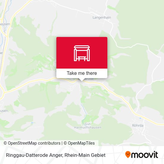 Карта Ringgau-Datterode Anger