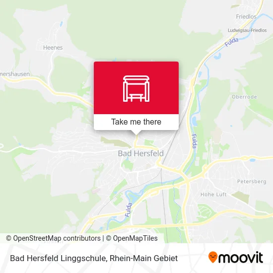 Карта Bad Hersfeld Linggschule