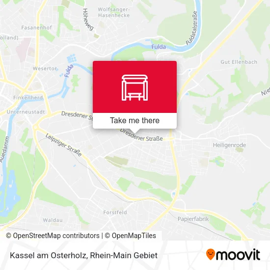 Карта Kassel am Osterholz