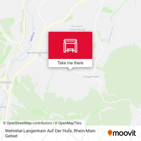 Карта Wehretal-Langenhain Auf Der Hufe