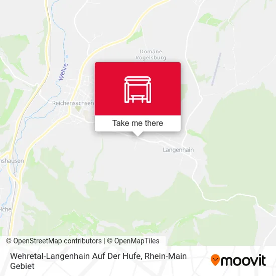 Карта Wehretal-Langenhain Auf Der Hufe