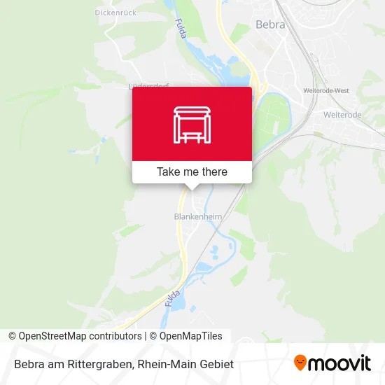 Карта Bebra am Rittergraben