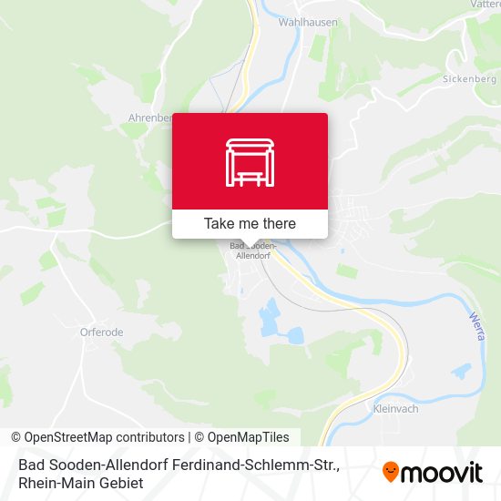 Карта Bad Sooden-Allendorf Ferdinand-Schlemm-Str.