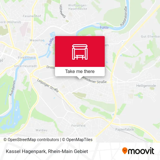 Карта Kassel Hagenpark