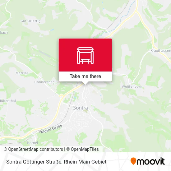 Карта Sontra Göttinger Straße