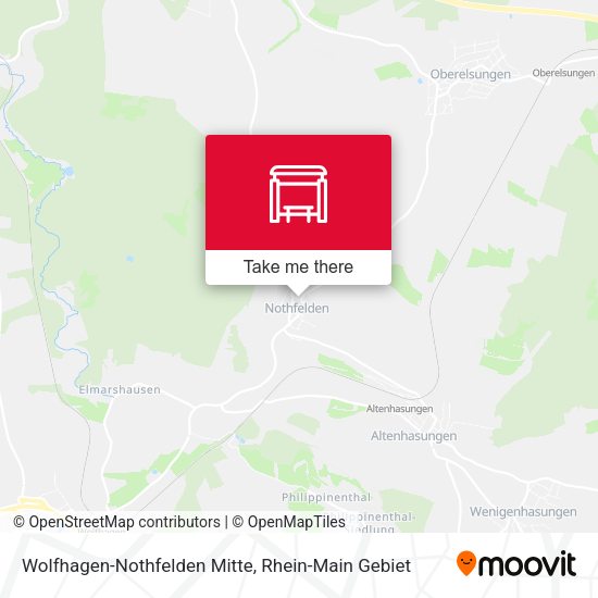 Карта Wolfhagen-Nothfelden Mitte