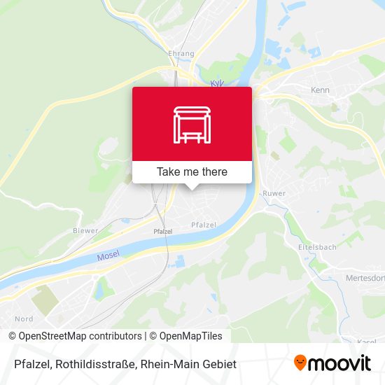 Карта Pfalzel, Rothildisstraße
