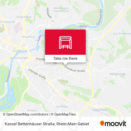 Карта Kassel Bettenhäuser Straße