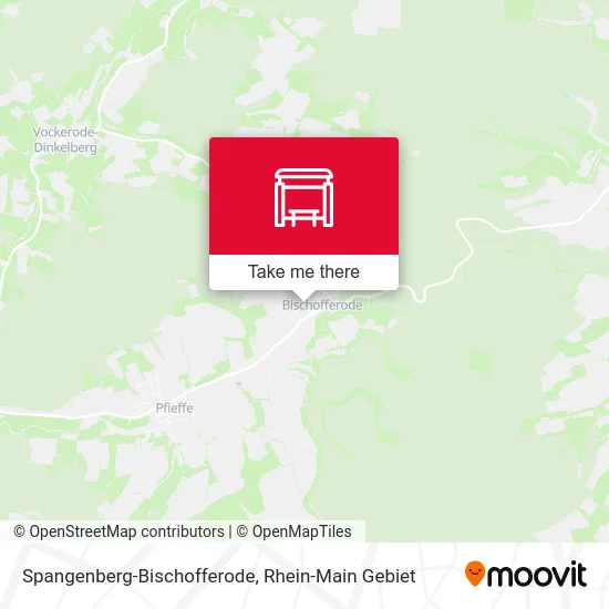 Карта Spangenberg-Bischofferode